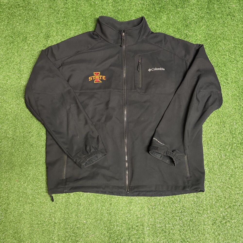 Columbia Iowa State Jacket Men’s XXL Cyclones Red Gold Full Zip Outdoor